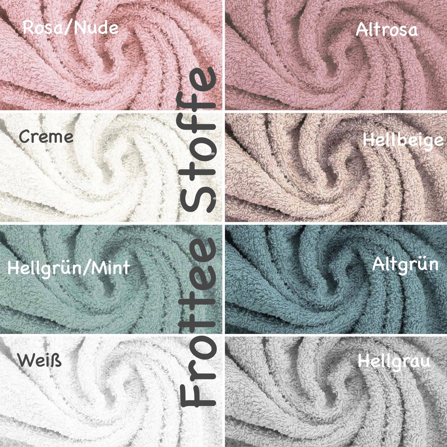 Kuscheldecke "Waffelpique hellbeige+Frottee hellbeige (einen Namen sticken ist gratis!)