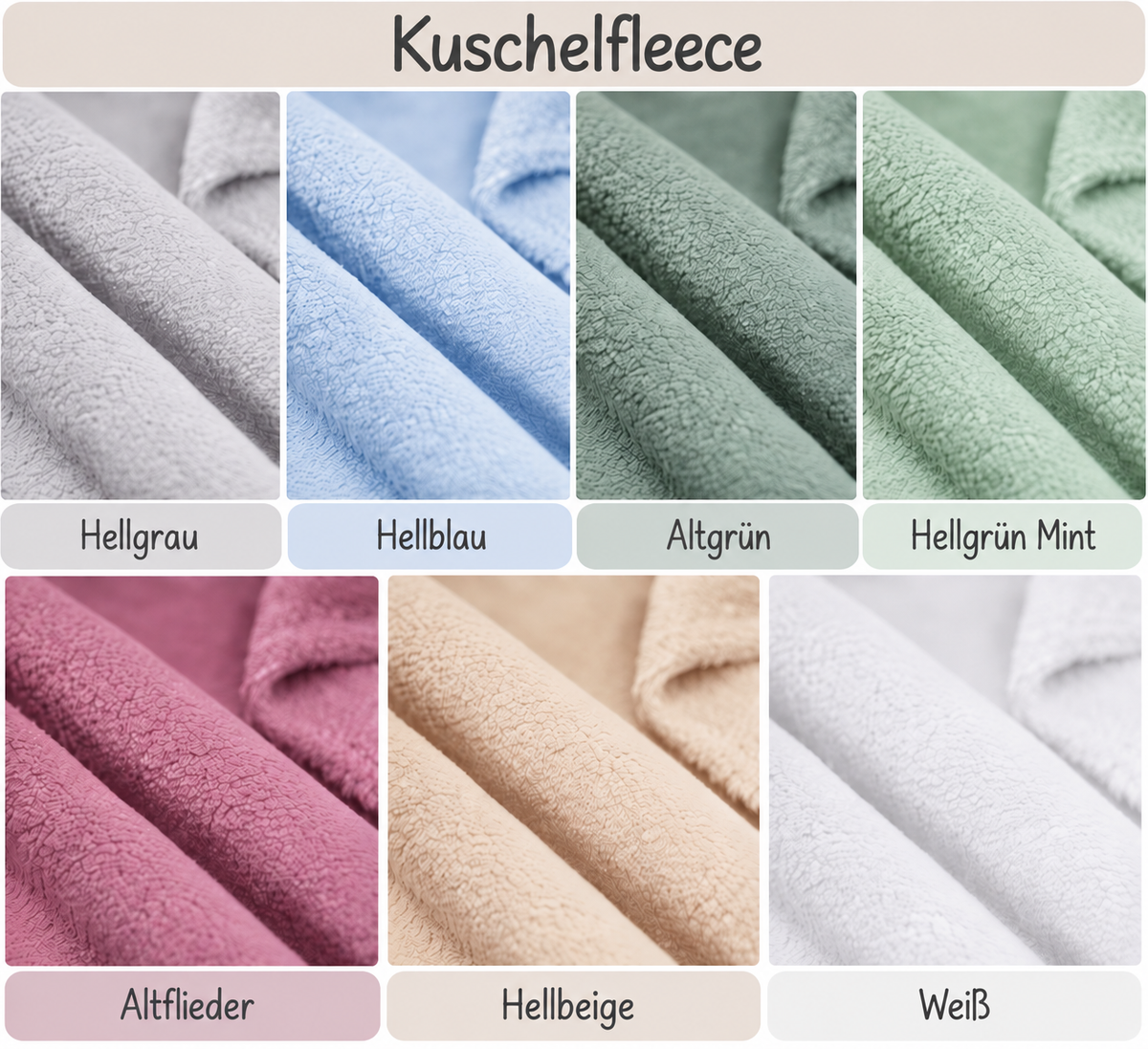 Kuscheldecke "Schlafende Küken+hellgrau"
