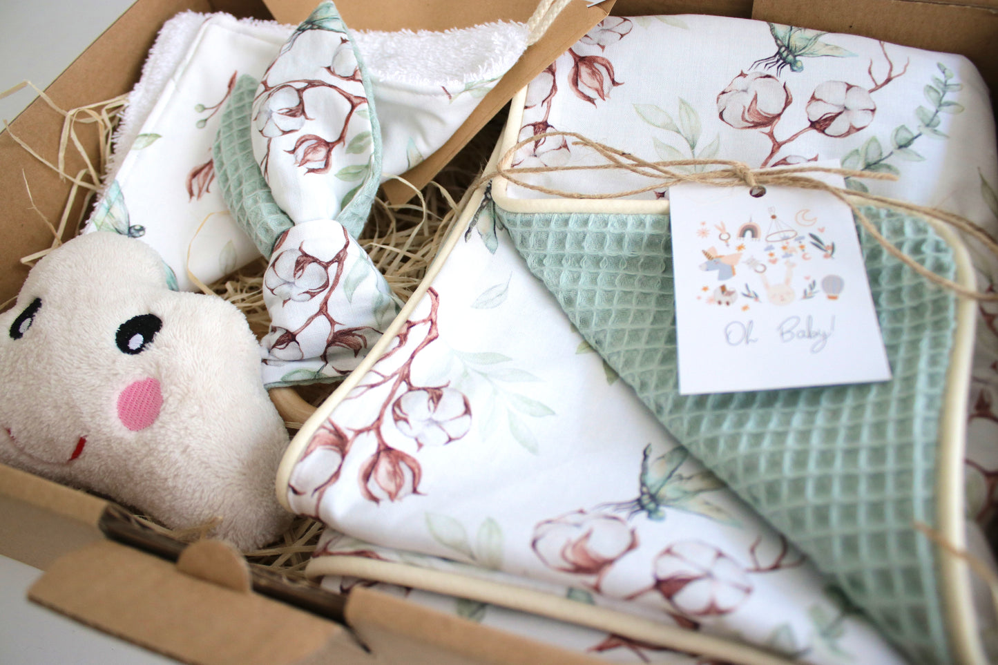 Geschenk Box "Babydecke Libellen“
