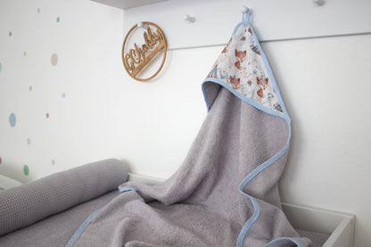 Kapuzenhandtuch  "Füchse"