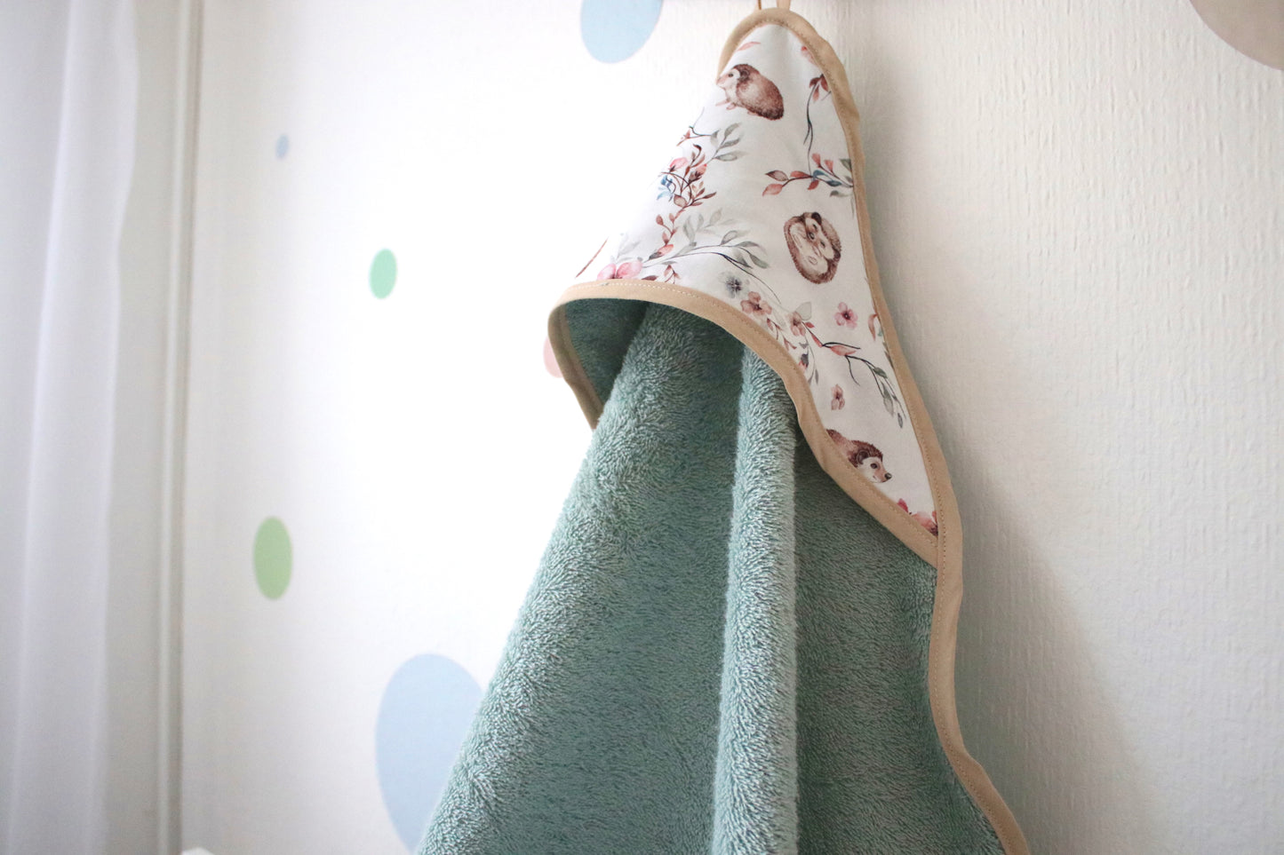 Kapuzenhandtuch  "Igel"