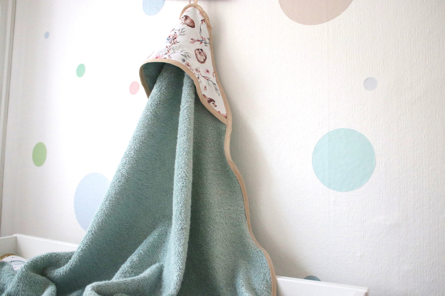 Kapuzenhandtuch  "Igel"