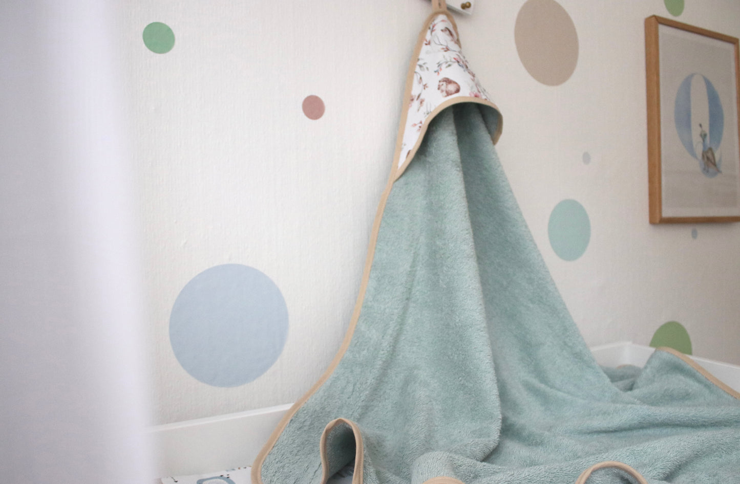 Kapuzenhandtuch  "Igel"