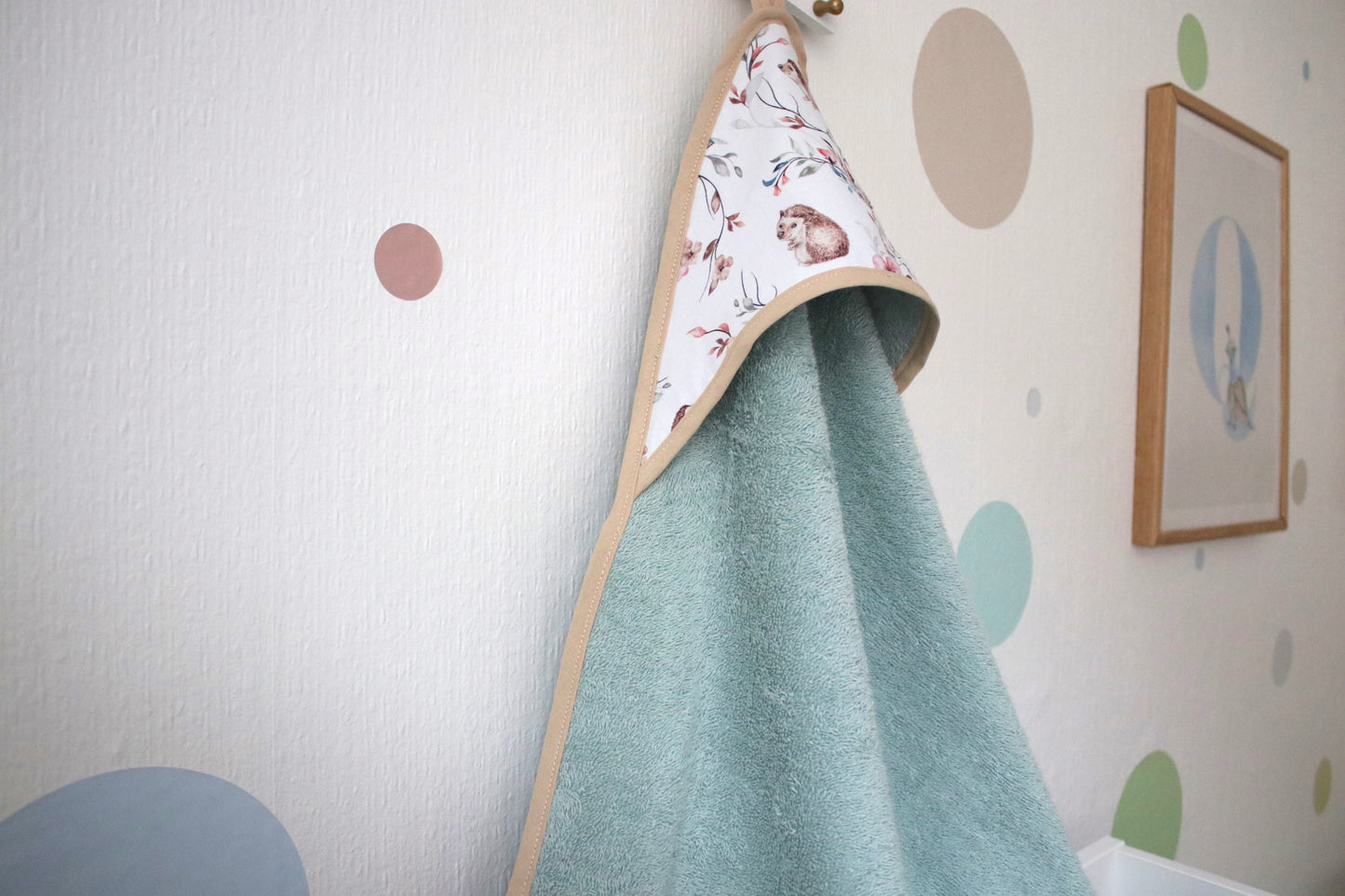 Kapuzenhandtuch  "Igel"