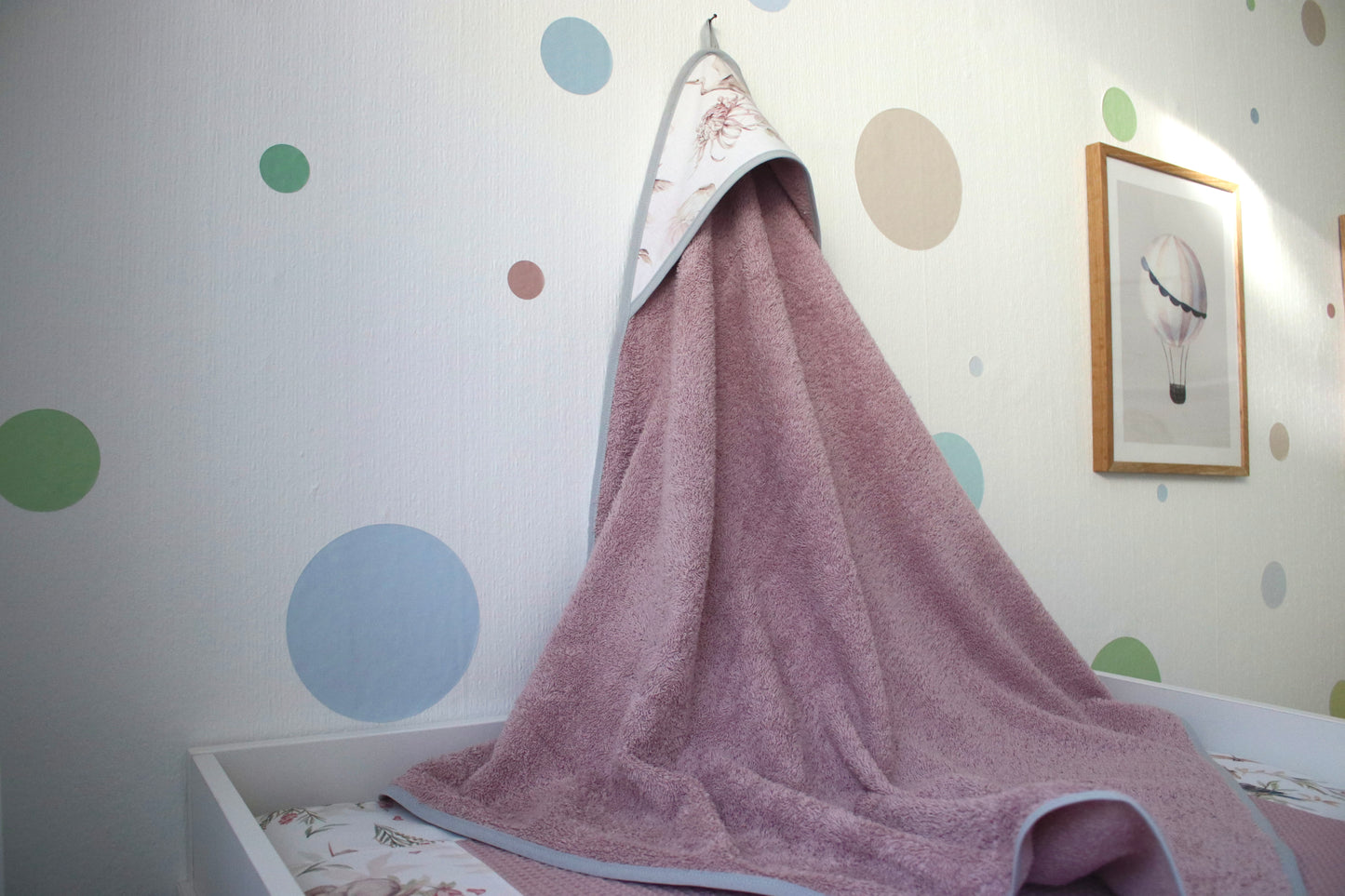 Kapuzenhandtuch  "Störche"