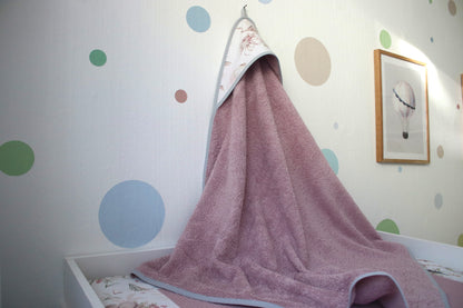 Kapuzenhandtuch  "Störche"