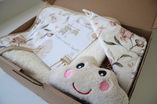 Geschenk Box "Kapuzenhandtuch Hase“