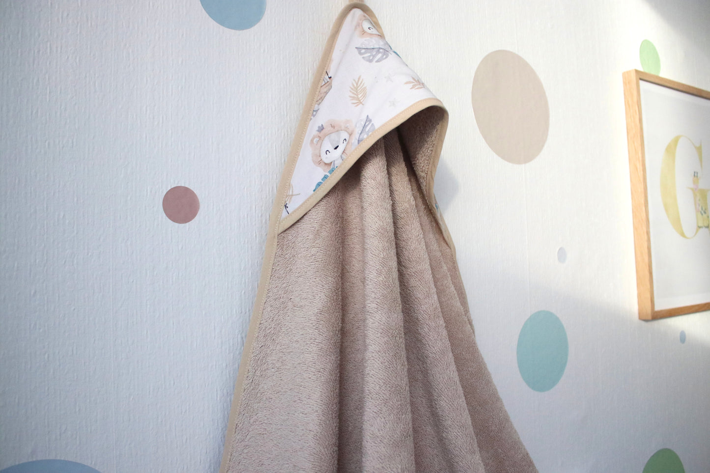 Kapuzenhandtuch  "Löwe"