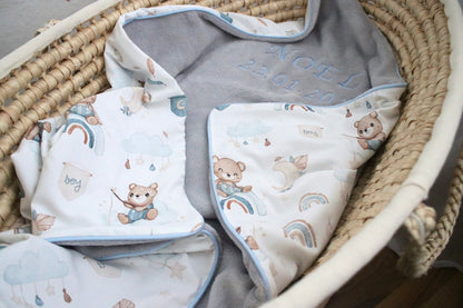 Kuscheldecke "Bär“ (einen Namen sticken ist gratis!)