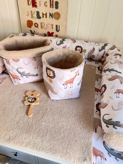 Wickelauflage Set "Afrika+Frottee hellbeige“