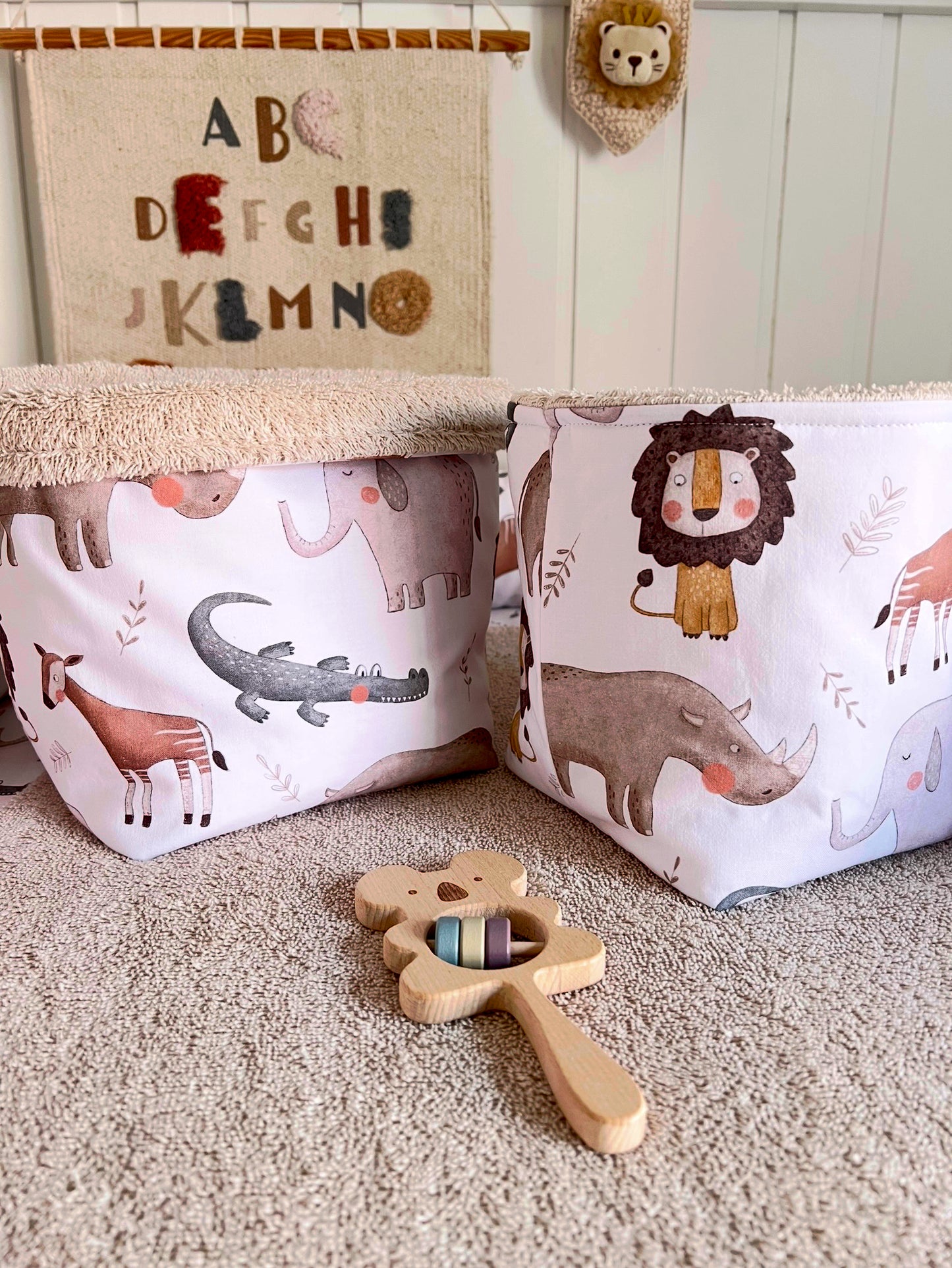 Wickelauflage Set "Afrika+Frottee hellbeige“