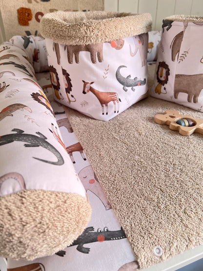 Wickelauflage Set "Afrika+Frottee hellbeige“