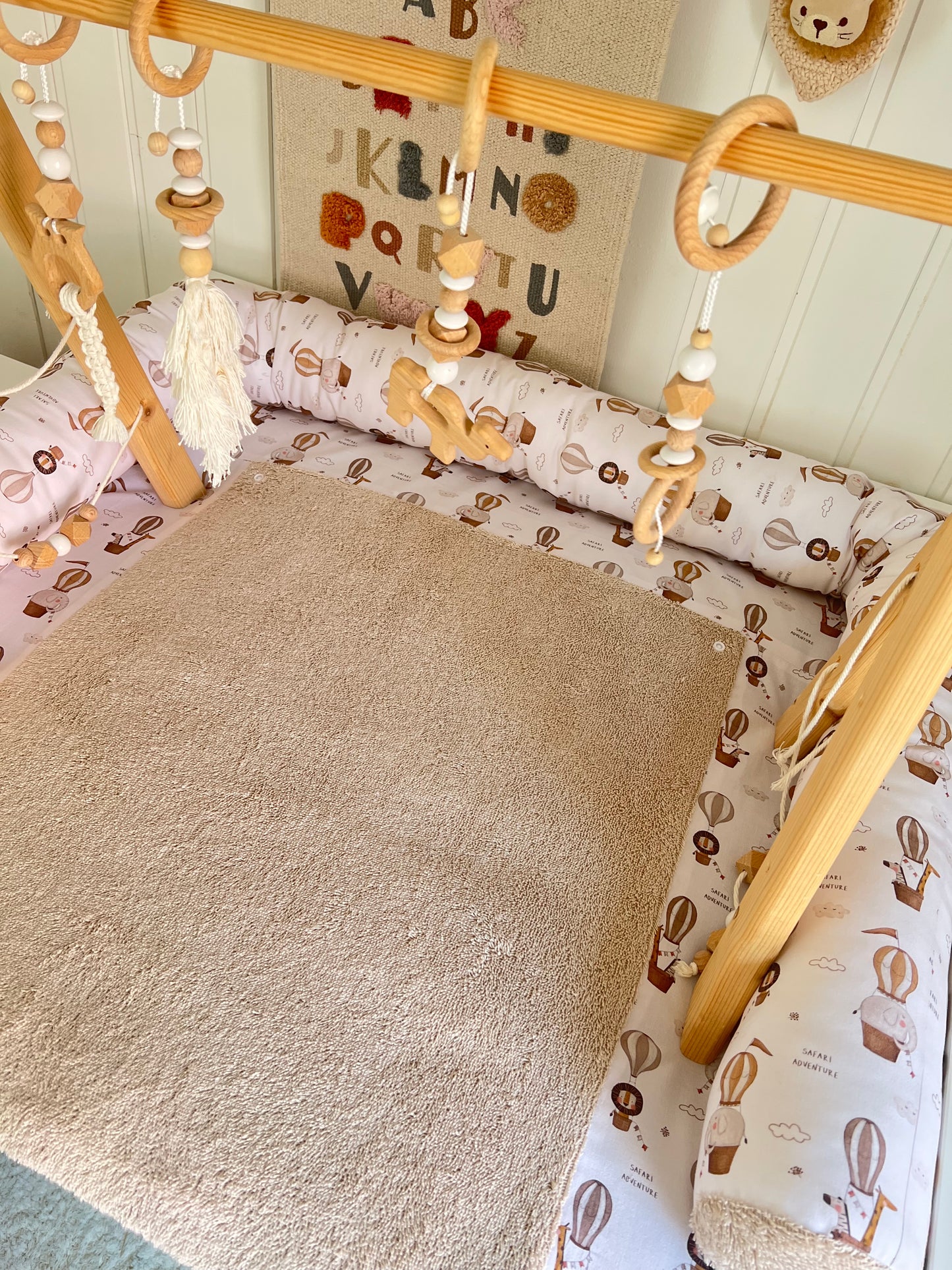 Wickelauflage Set "Adventure+Frottee hellbeige“