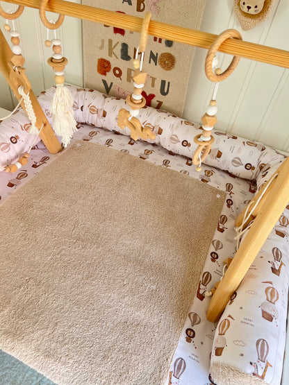 Wickelauflage Set "Adventure+Frottee hellbeige“