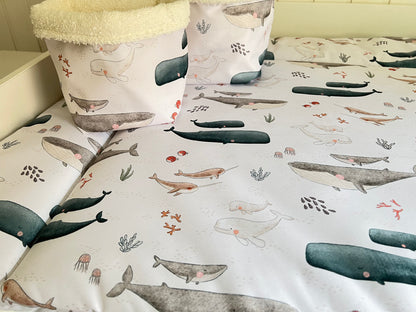 Wasserabweisende Wickelauflage "Wal“